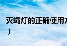 滅蠅燈的正確使用方法（滅蠅燈如何正確使用）