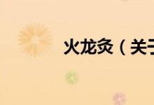 火龍灸（關(guān)于火龍灸的介紹）
