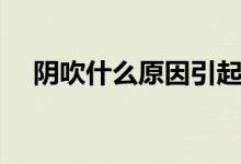 陰吹什么原因引起（陰吹是怎么引起的）