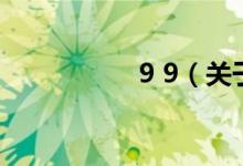 9 9（關(guān)于9 9的介紹）