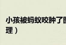 小孩被螞蟻咬腫了圖片（被螞蟻咬腫了怎么處理）