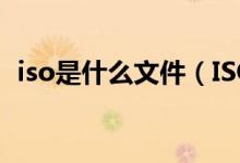 iso是什么文件（ISO格式文件特點是什么）