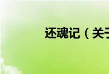 還魂記（關(guān)于還魂記的介紹）
