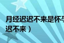 月經(jīng)遲遲不來是懷孕了嗎（少女為什么月經(jīng)遲遲不來）
