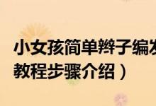 小女孩簡(jiǎn)單辮子編發(fā)教程（女孩簡(jiǎn)單辮子編發(fā)教程步驟介紹）