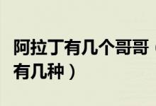 阿拉丁有幾個哥哥（阿拉丁有幾個哥哥的答案有幾種）