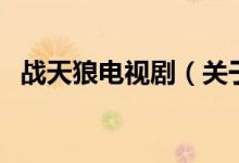 戰(zhàn)天狼電視?。P于戰(zhàn)天狼電視劇的介紹）