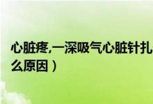 心臟疼,一深吸氣心臟針扎一樣疼（吸氣心臟針扎一樣疼是什么原因）