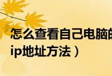 怎么查看自己電腦的ip地址（查看自己電腦的ip地址方法）