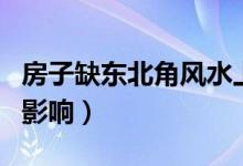 房子缺東北角風(fēng)水上怎么說（房子缺東北角的影響）