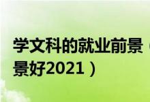 學(xué)文科的就業(yè)前景（文科生學(xué)什么專業(yè)就業(yè)前景好2021）