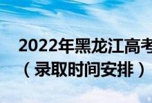 2022年黑龍江高考藝術(shù)類?？剖裁磿r(shí)候錄?。ㄤ浫r(shí)間安排）