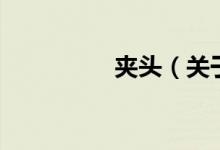 夾頭（關(guān)于夾頭的介紹）