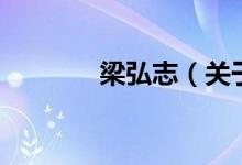 梁弘志（關(guān)于梁弘志的介紹）