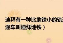迪拜有一種比地鐵小的軌道交通車(chē)叫什么名字（迪拜軌道交通車(chē)叫迪拜地鐵）