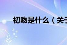 初吻是什么（關(guān)于初吻是什么的介紹）