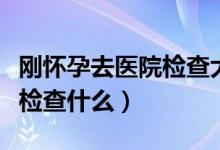 剛懷孕去醫(yī)院檢查大概多少錢（剛懷孕去醫(yī)院檢查什么）
