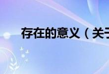 存在的意義（關于存在的意義的介紹）