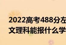 2022高考488分左右能上哪些大學(xué)（新高考文理科能報什么學(xué)校）