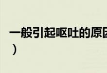 一般引起嘔吐的原因（引起嘔吐的病因有哪些）
