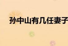 孫中山有幾任妻子（最后一任老婆是誰）
