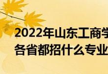 2022年山東工商學(xué)院招生計(jì)劃及招生人數(shù)（各省都招什么專業(yè)）