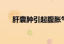肝囊腫引起腹脹氣（肝囊腫是氣的嗎）