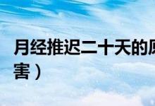 月經(jīng)推遲二十天的原因（月經(jīng)推遲二十天的危害）