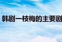 韓劇一枝梅的主要劇情（講述的是什么故事）