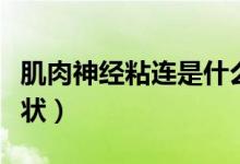 肌肉神經(jīng)粘連是什么癥狀（肌肉粘連是什么癥狀）