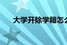 大學開除學籍怎么補救（方法是什么）