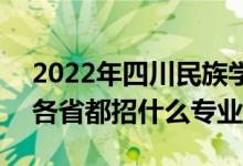 2022年四川民族學院招生計劃及招生人數（各省都招什么專業(yè)）