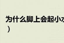 為什么腳上會(huì)起小水泡（為什么腳上會(huì)長水皰）