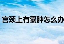 宮頸上有囊腫怎么辦(宮頸上有囊腫怎么辦)