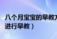 八個(gè)月寶寶的早教方法（如何對八個(gè)月的寶寶進(jìn)行早教）