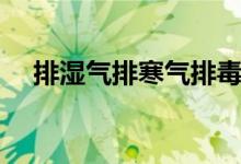 排濕氣排寒氣排毒操（如何排濕氣寒氣）