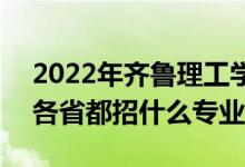 2022年齊魯理工學(xué)院招生計(jì)劃及招生人數(shù)（各省都招什么專(zhuān)業(yè)）