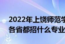 2022年上饒師范學(xué)院招生計(jì)劃及招生人數(shù)（各省都招什么專(zhuān)業(yè)）
