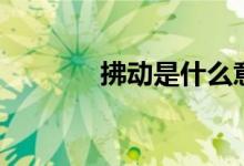 拂動是什么意思（拂動解釋）
