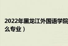 2022年黑龍江外國(guó)語(yǔ)學(xué)院招生計(jì)劃及招生人數(shù)（各省都招什么專業(yè)）