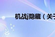 機(jī)戰(zhàn)j隱藏（關(guān)于機(jī)戰(zhàn)j隱藏的介紹）