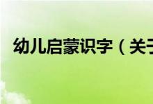 幼兒啟蒙識字（關(guān)于幼兒啟蒙識字的介紹）
