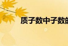 質子數(shù)中子數(shù)的位置圖（質子數(shù)）