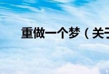 重做一個(gè)夢(mèng)（關(guān)于重做一個(gè)夢(mèng)的介紹）