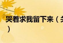 哭著求我留下來（關(guān)于哭著求我留下來的介紹）