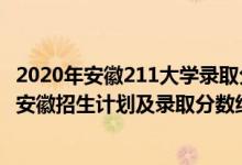 2020年安徽211大學(xué)錄取分數(shù)線是多少（2022年211大學(xué)在安徽招生計劃及錄取分數(shù)線）