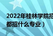 2022年桂林學(xué)院招生計劃及招生人數(shù)（各省都招什么專業(yè)）