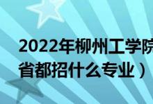 2022年柳州工學(xué)院招生計劃及招生人數(shù)（各省都招什么專業(yè)）