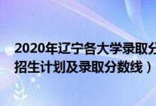 2020年遼寧各大學(xué)錄取分數(shù)線（2022年雙一流大學(xué)在遼寧招生計劃及錄取分數(shù)線）