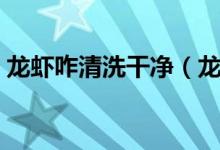 龍蝦咋清洗干凈（龍蝦要怎么清洗才能干凈）